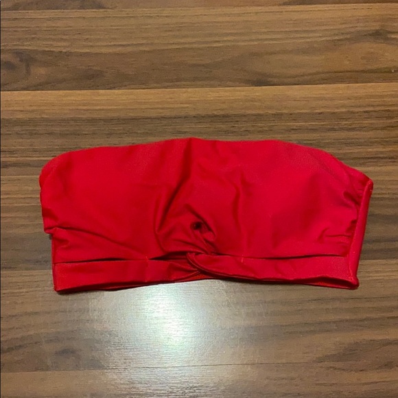Red bathing suit top. -SOLD - Picture 1 of 1